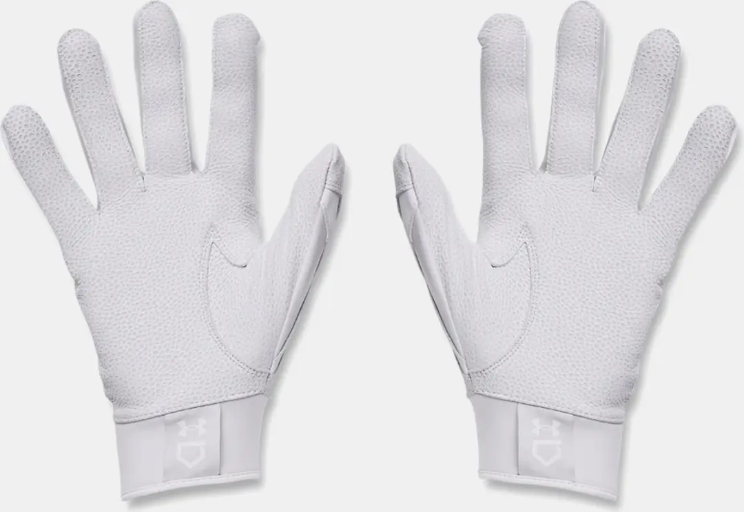 Under Armour Yard9 Honkbal Slaghandschoentjes - Wit Medium - afbeelding 2 van 2