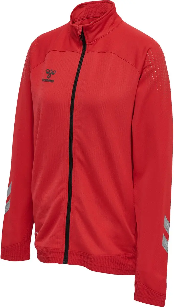 Hummel Lead Women Poly Zip Jacket Trainingsjack - XXL - Rood