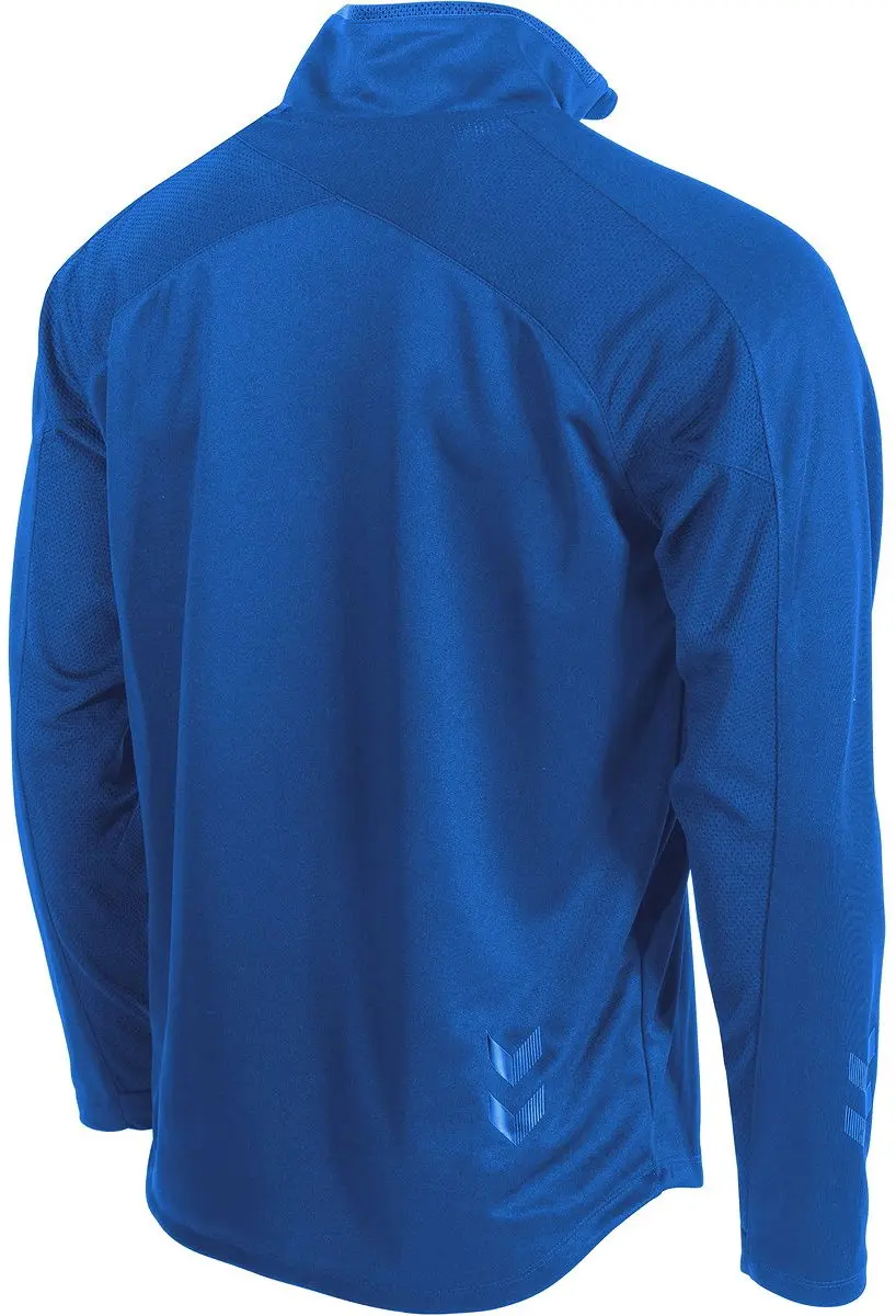 Hummel Tulsa Quarter Zip Top - L - Blauw