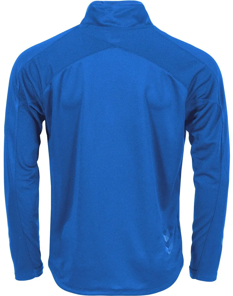 Hummel Tulsa Quarter Zip Top - L - Blauw