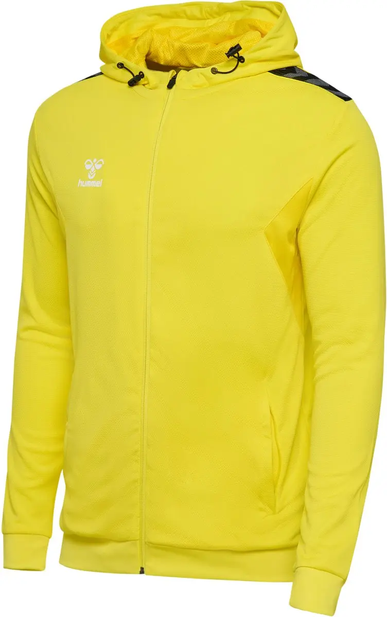 Hummel Hmlauthentic Pl Zip Hoodie 219979 Trainingsjack - S - Blazing Yellow