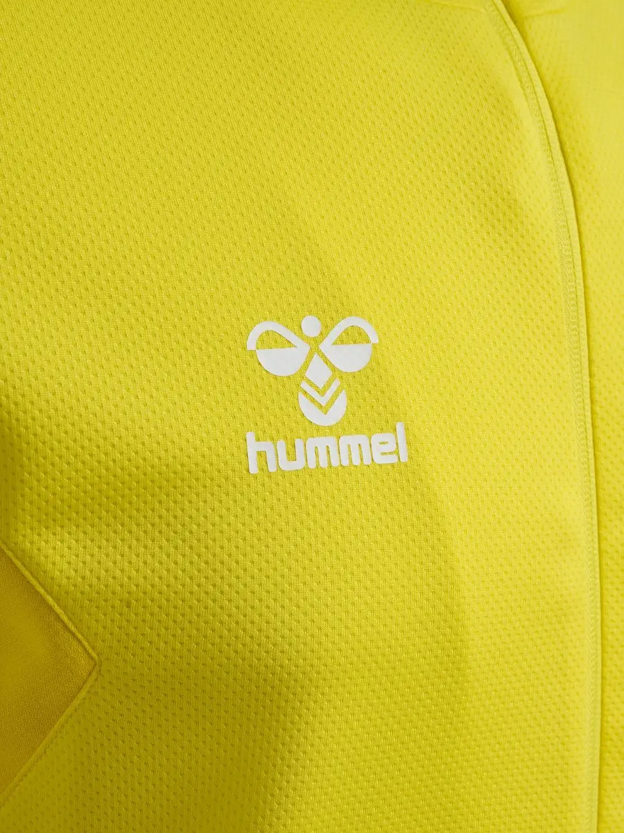 Hummel Hmlauthentic Pl Zip Hoodie 219979 Trainingsjack - S - Blazing Yellow