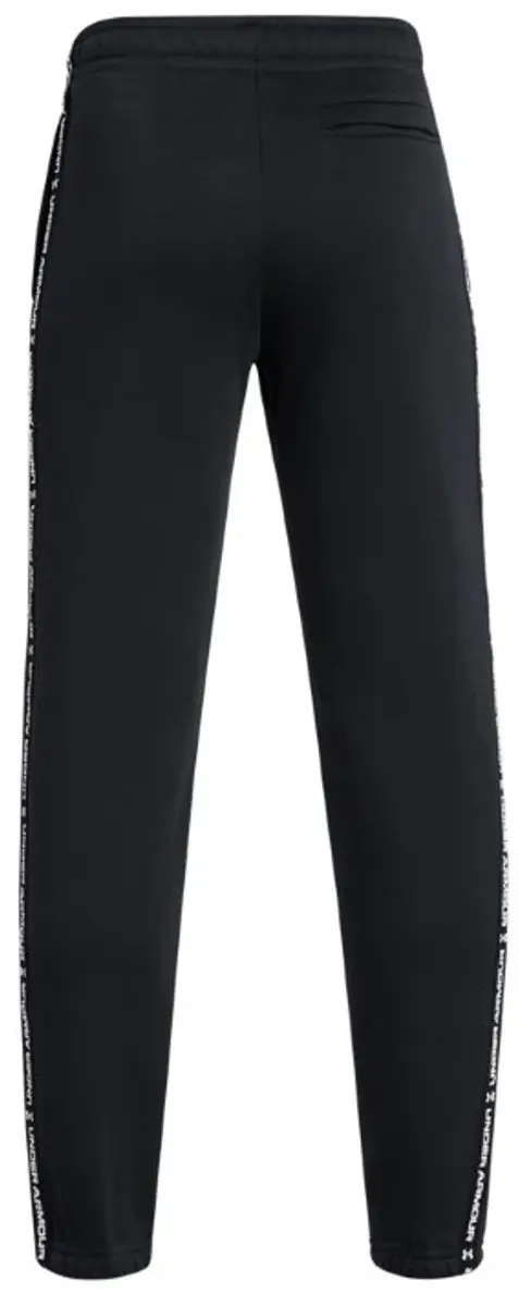 Under Armour Icon Fleece Taping Joggingbroek Kinderen - XL - Black/White