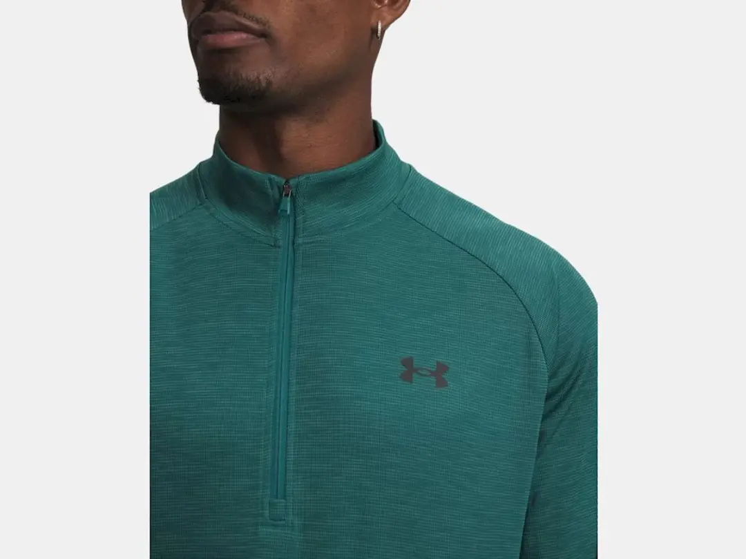 Under Armour Tech Textured 1/2 Zip Training Sweater - Groen