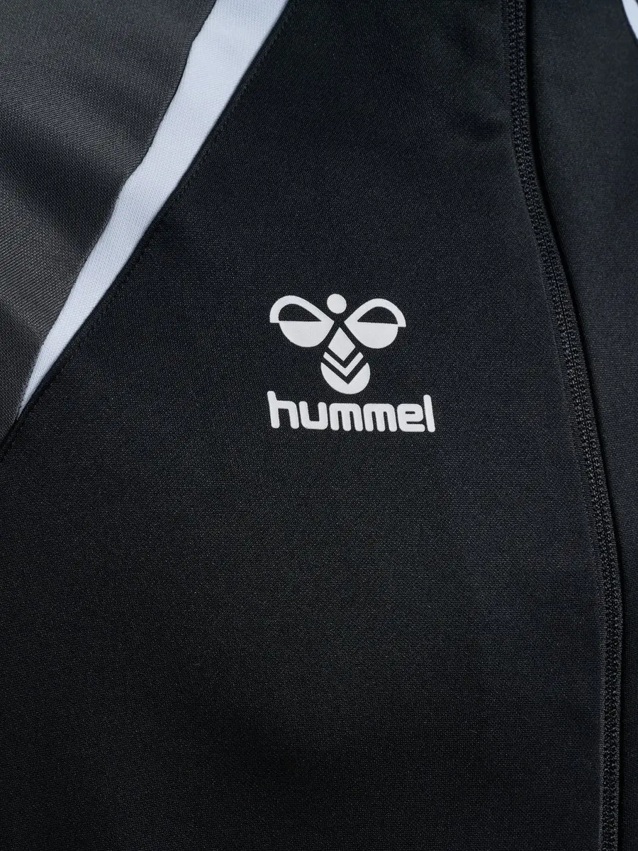 Hummel Hmllead 2.0 Track Zip Jacket - Trainingsjack - M - Black/Asphalt