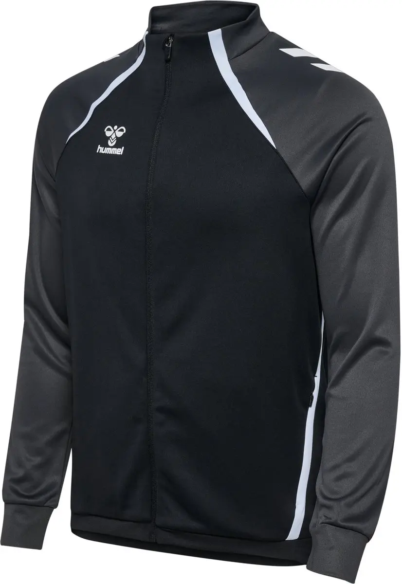 Hummel Hmllead 2.0 Track Zip Jacket - Trainingsjack - M - Black/Asphalt
