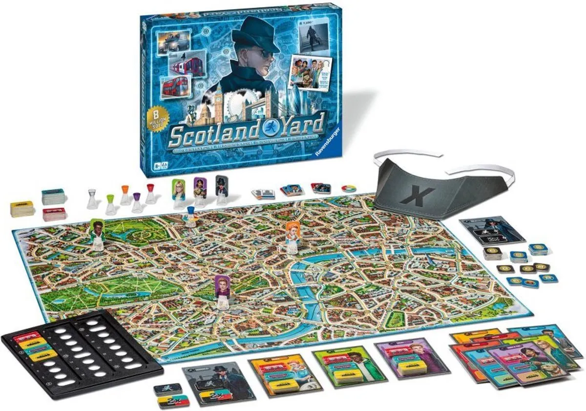 Ravensburger Scotland Yard Bordspel 27515 - 2-4 Spelers - afbeelding 6 van 6