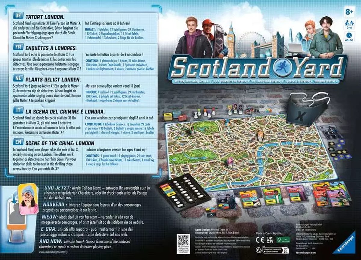 Ravensburger Scotland Yard Bordspel
