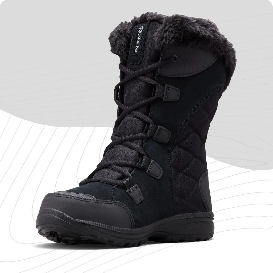 Columbia Ice Maiden II Dames Snowboots 37 - Black/Grey - afbeelding 6 van 6