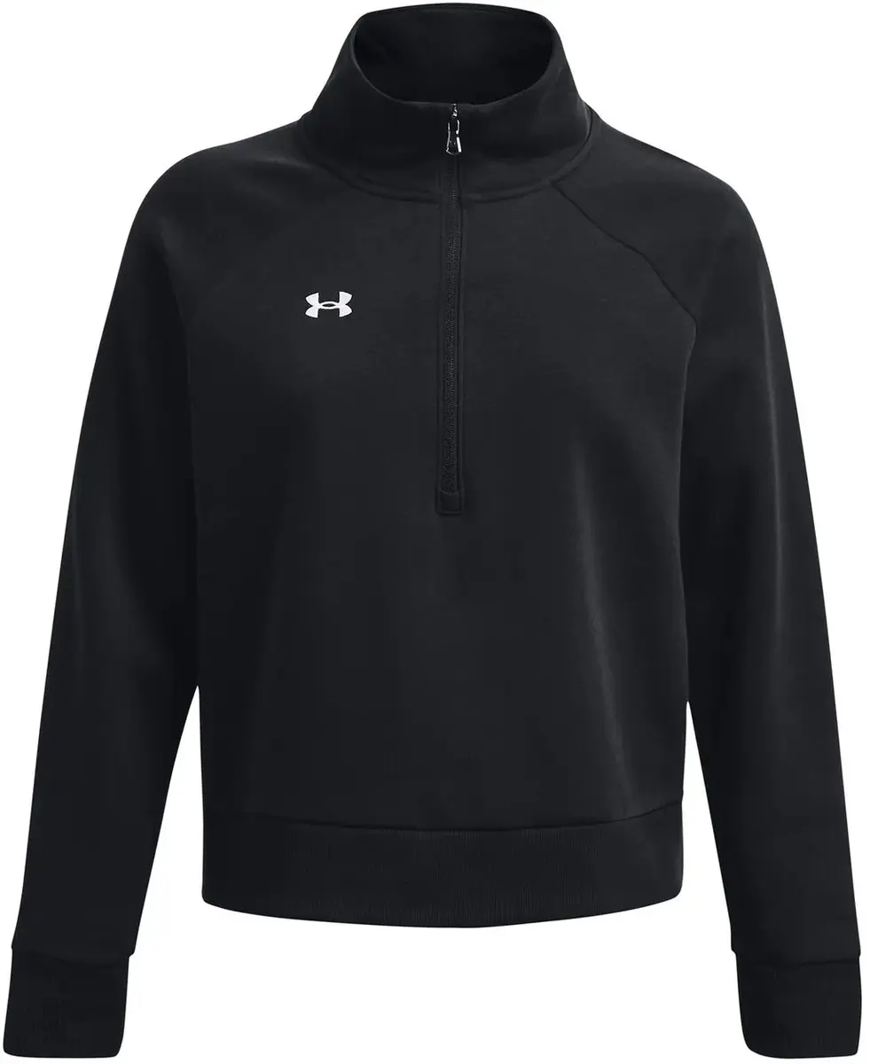 Under Armour UA Rival Fleece Dames Trui - Zwart S - afbeelding 6 van 6