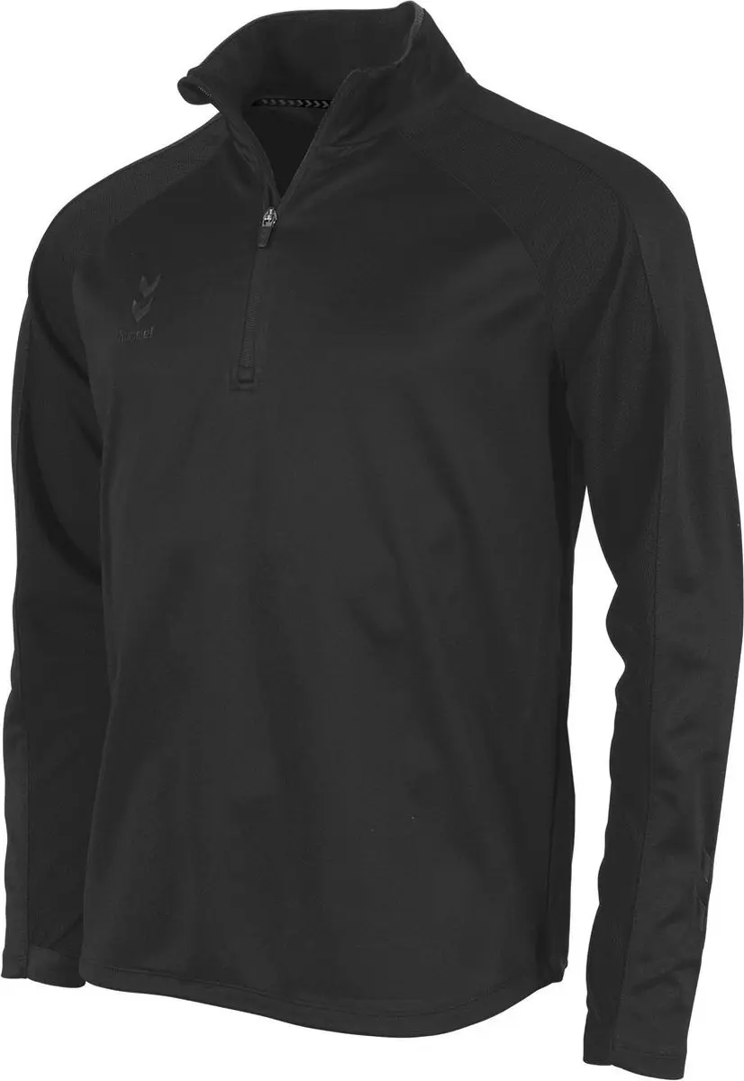 hummel Tulsa Quarter Zip Top - Maat 128 - Zwart