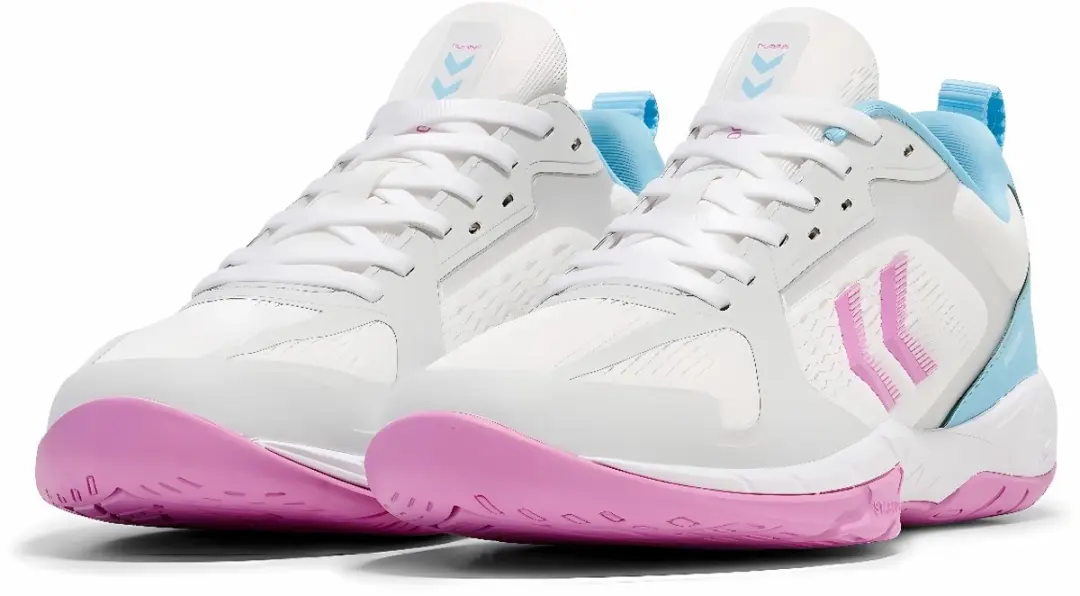 Hummel Handbal Speed Court Zaalschoenen - 49 - Opera Mauve/Atomizer