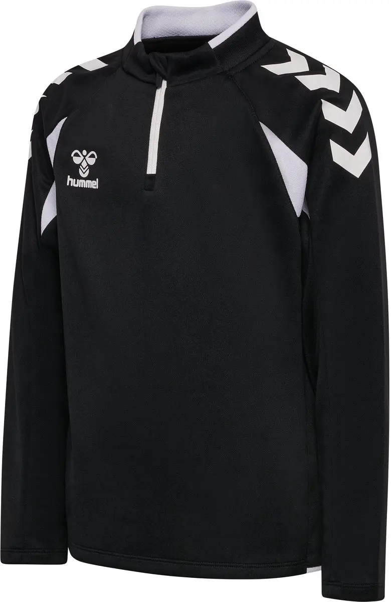 Hummel Hmlcore 2.0 Half Zip Kids Kinder-shirt 152 - Zwart/Wit