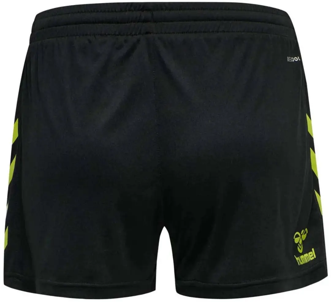 Hummel Hmlcore Xk Poly Shorts Woman - XXL - Black/Lime