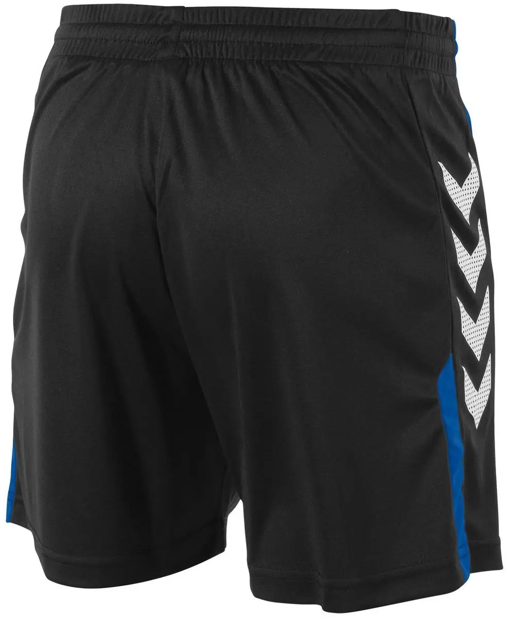 Hummel Aarhus Shorts Sportbroek 152 - Zwart/Blauw