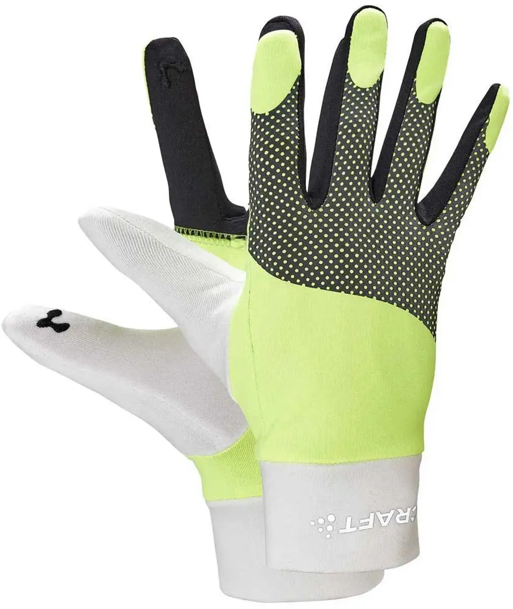 Craft Adv Lumen Fleece Handschoenen - Geel - Maat L