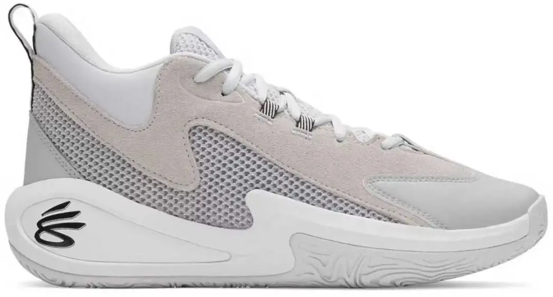 Under Armour Curry 3Z 25 Suede Basketbalschoenen - Grijs - EU 44 - afbeelding 6 van 6