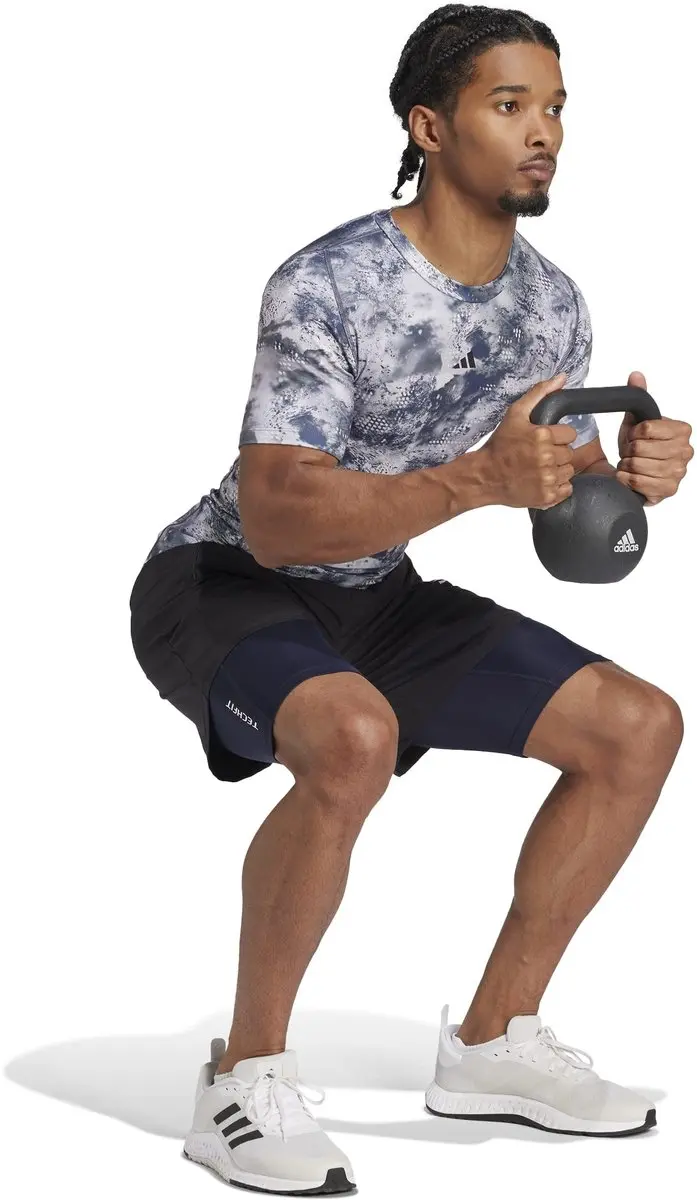Adidas Heren Techfit Compression Training Short Legend Ink - XL