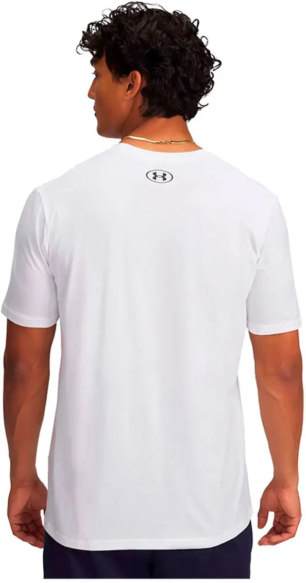 Under Armour Stacked Logo T-shirt Wit XL