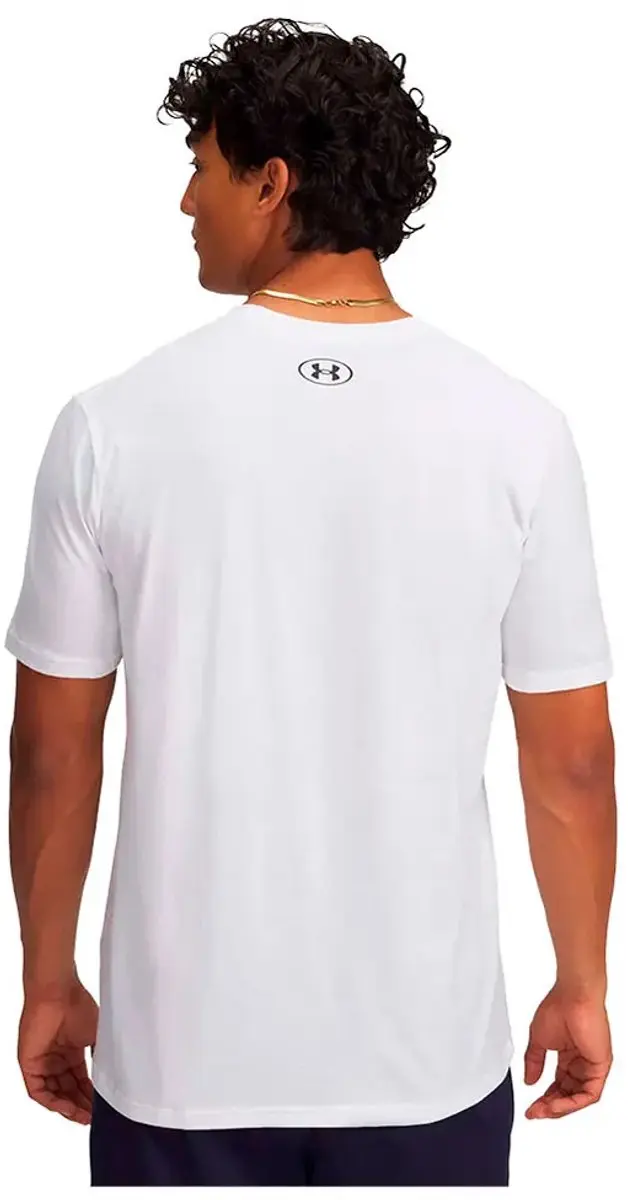 Under Armour Stacked Logo T-shirt Wit XL
