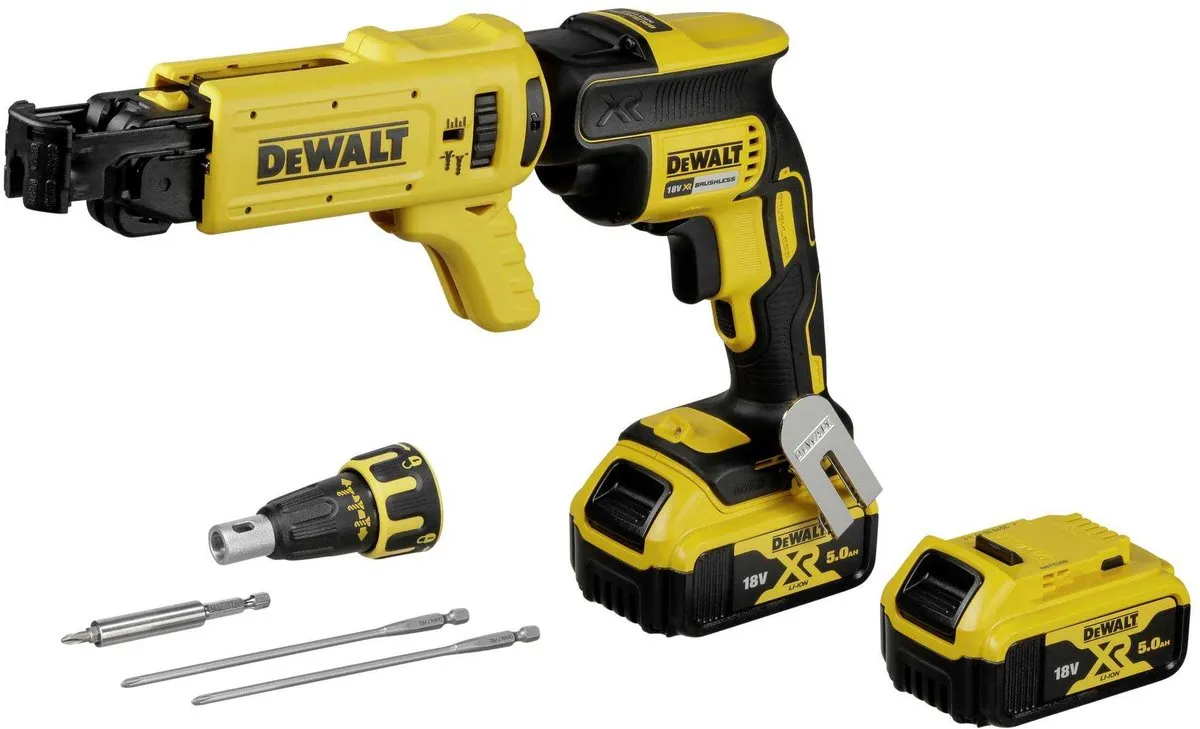 DeWalt DCF620P2K Bandschroefmachine - 2x 5.0Ah accu - koolborstelloos - afbeelding 6 van 6