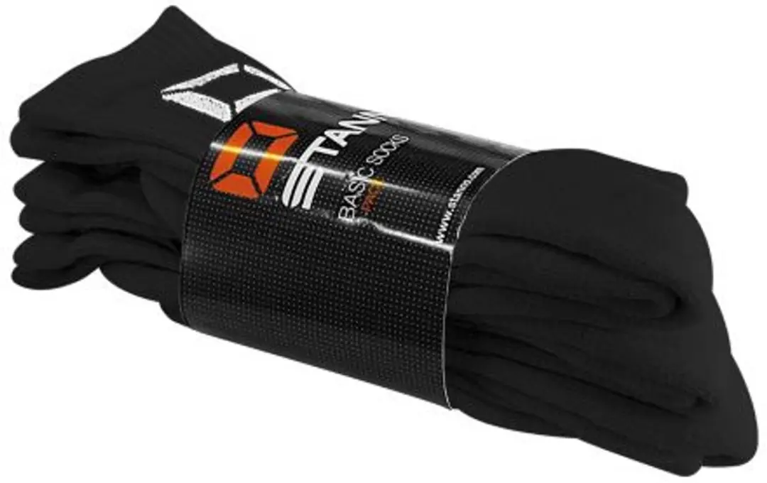 Stanno Basic Sokken 3-Pack - Maat 41-44 - Zwart