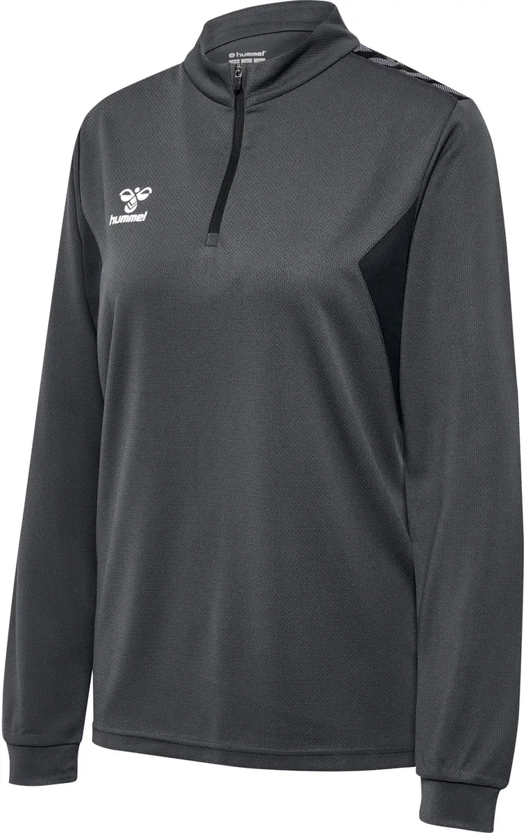 Hummel Authentic Half Zip Sweater Dames - XS - Asphalt