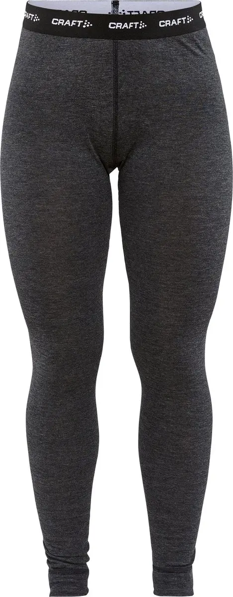 Craft Core Wool Merino Set Thermoshirt Dames - Maat M - Zwart