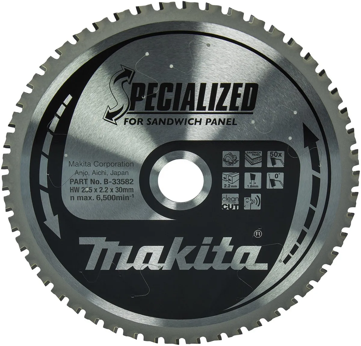 Makita B-33582 Cirkelzaagblad Sandwichpaneel 235mm