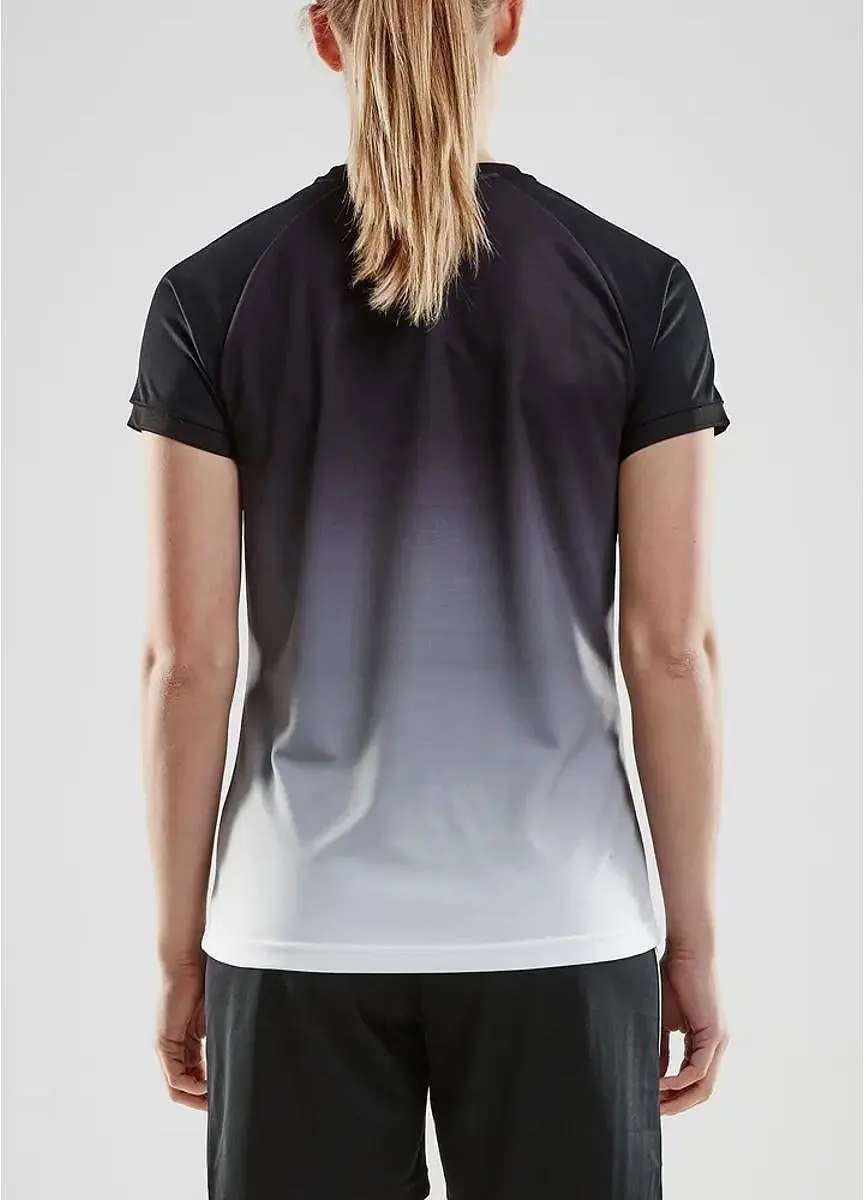 Craft Pro Control Fade Shirt Dames - Korte mouwen - S - Zwart