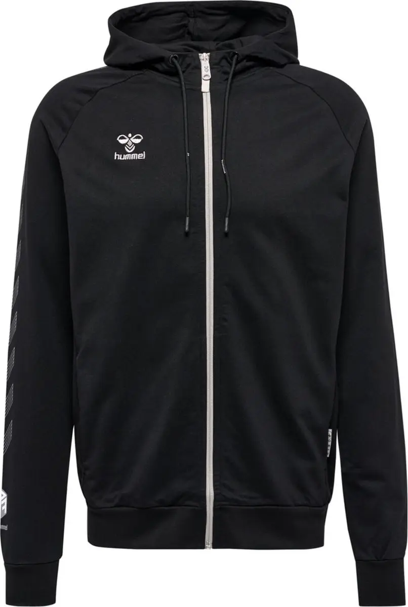 Hummel Move Grid Cotton Zip Hoodie XXL - Bordeaux - afbeelding 6 van 6