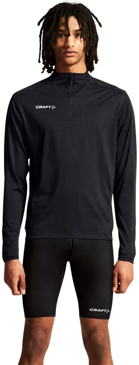 Craft Evolve 2.0 Half Zip Longsleeve - M - Zwart