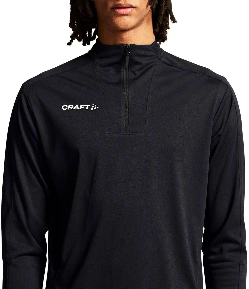 Craft Evolve 2.0 Half Zip Longsleeve - M - Zwart