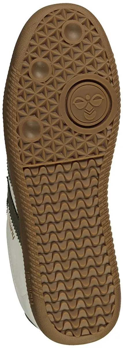 Hummel Lau86 Indoor Sportschoenen Dames - 36 - Beige/Wit-Groen