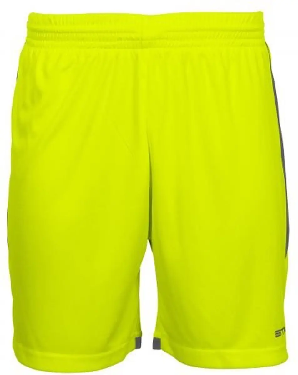 Stanno Focus Short Sportbroek S - Neon Geel