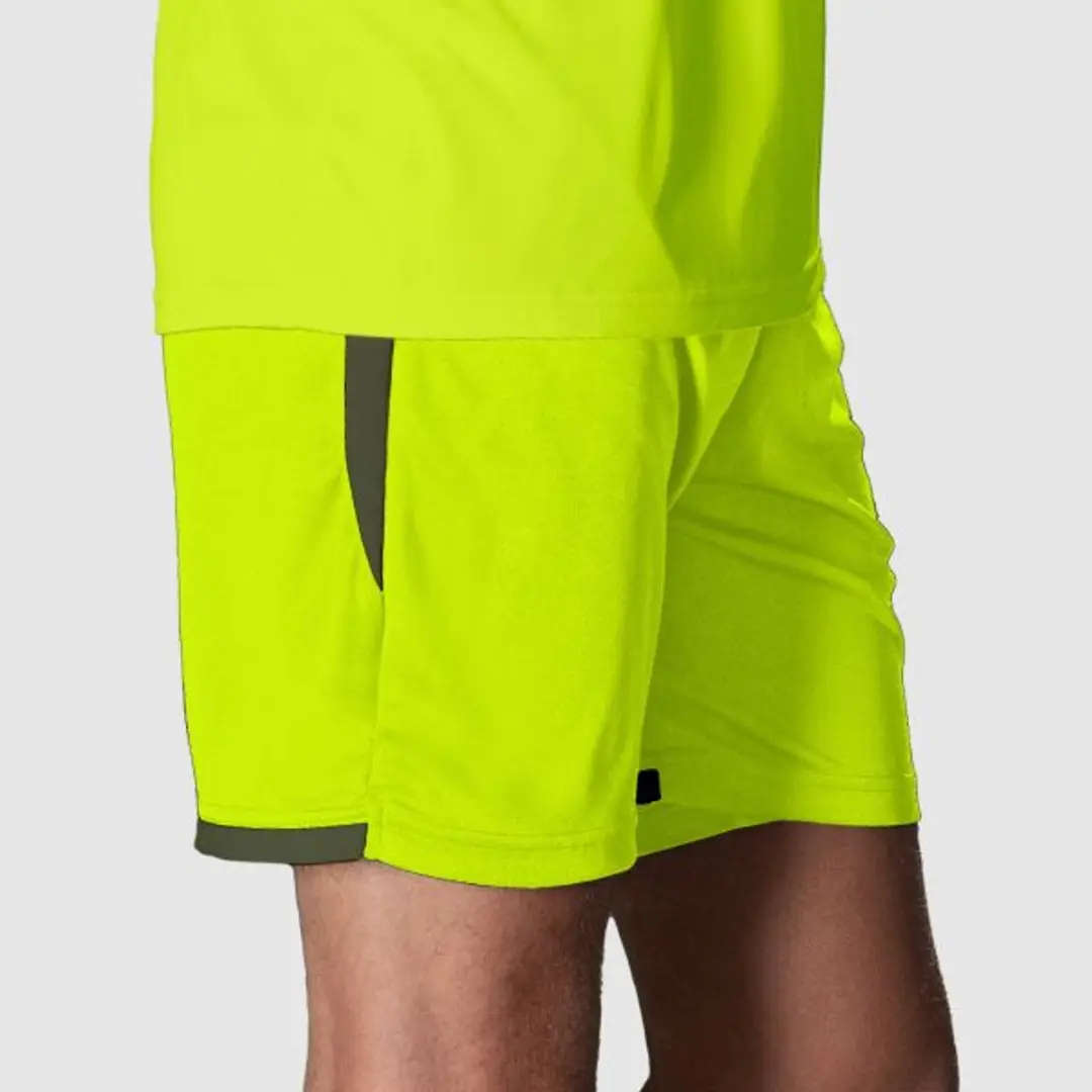 Stanno Focus Short Sportbroek S - Neon Geel