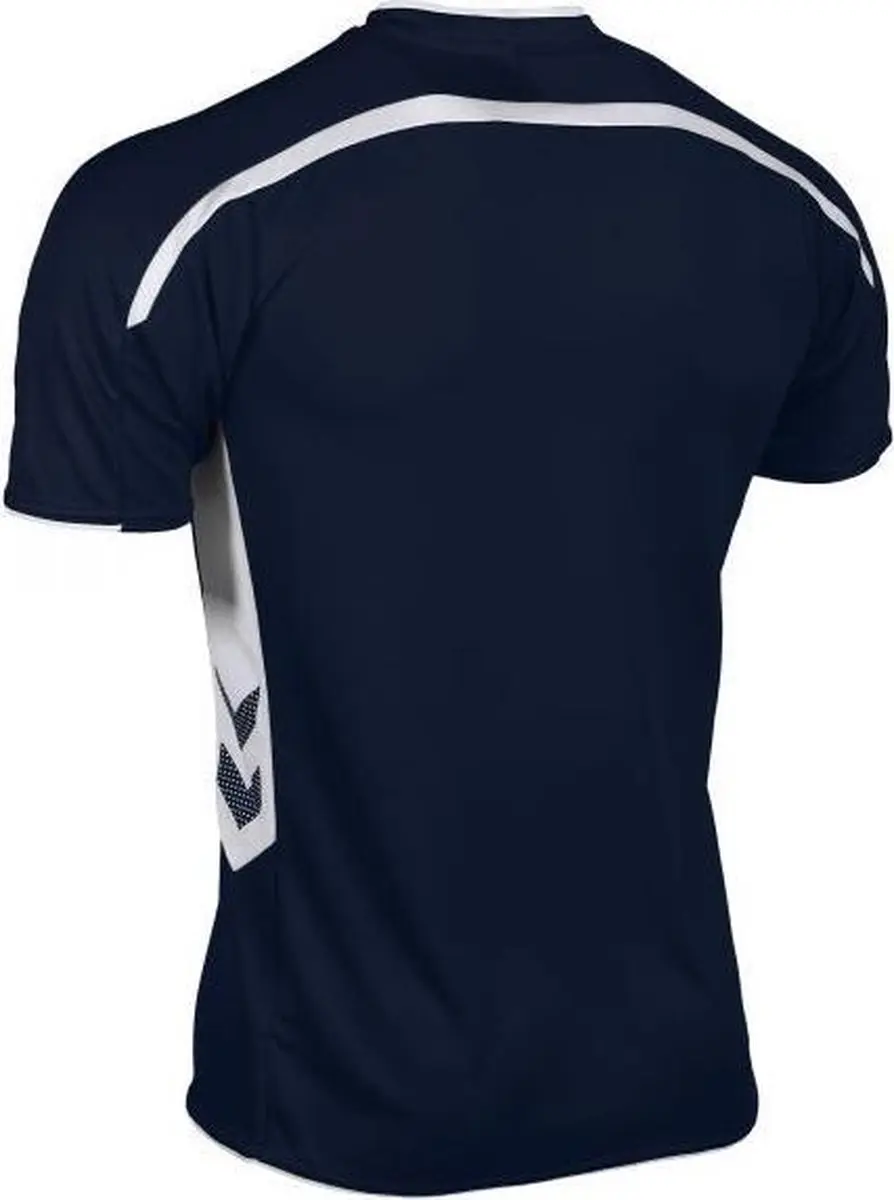 Hummel Preston Shirt - Korte mouwen - Maat M - Navy