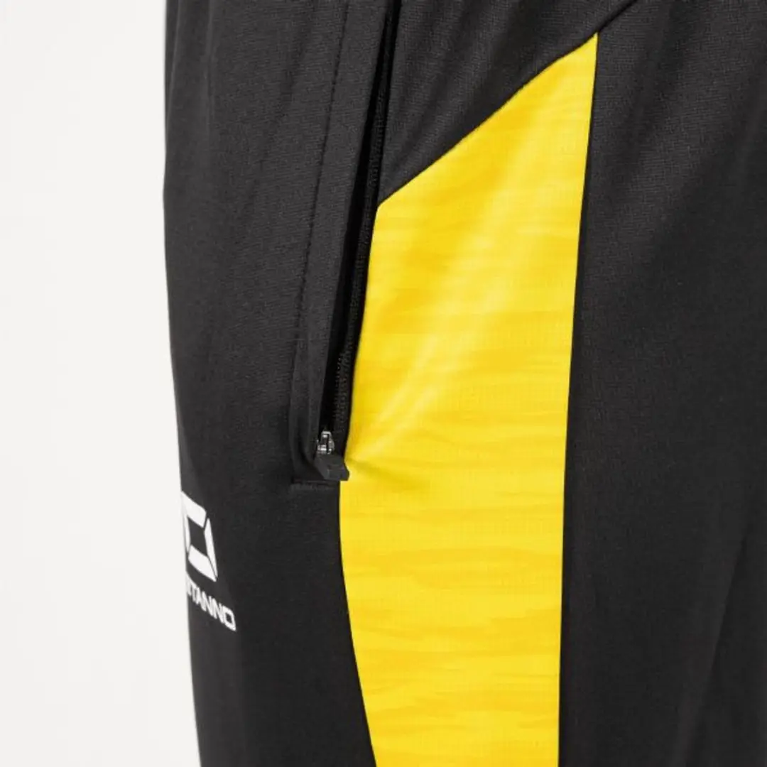 Stanno Bolt Pants Sportbroek 116 - Zwart/Geel