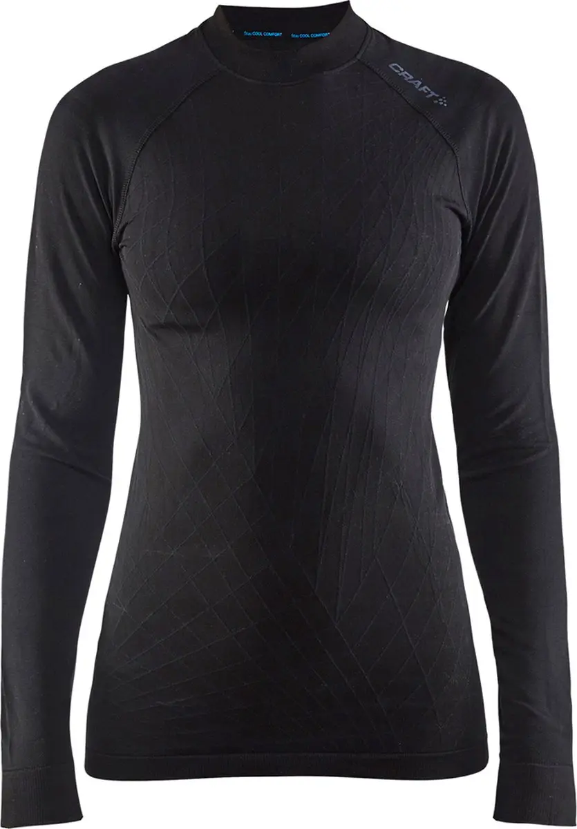 Craft Active Intensity CN L/S Thermoshirt Dames - S - Zwart