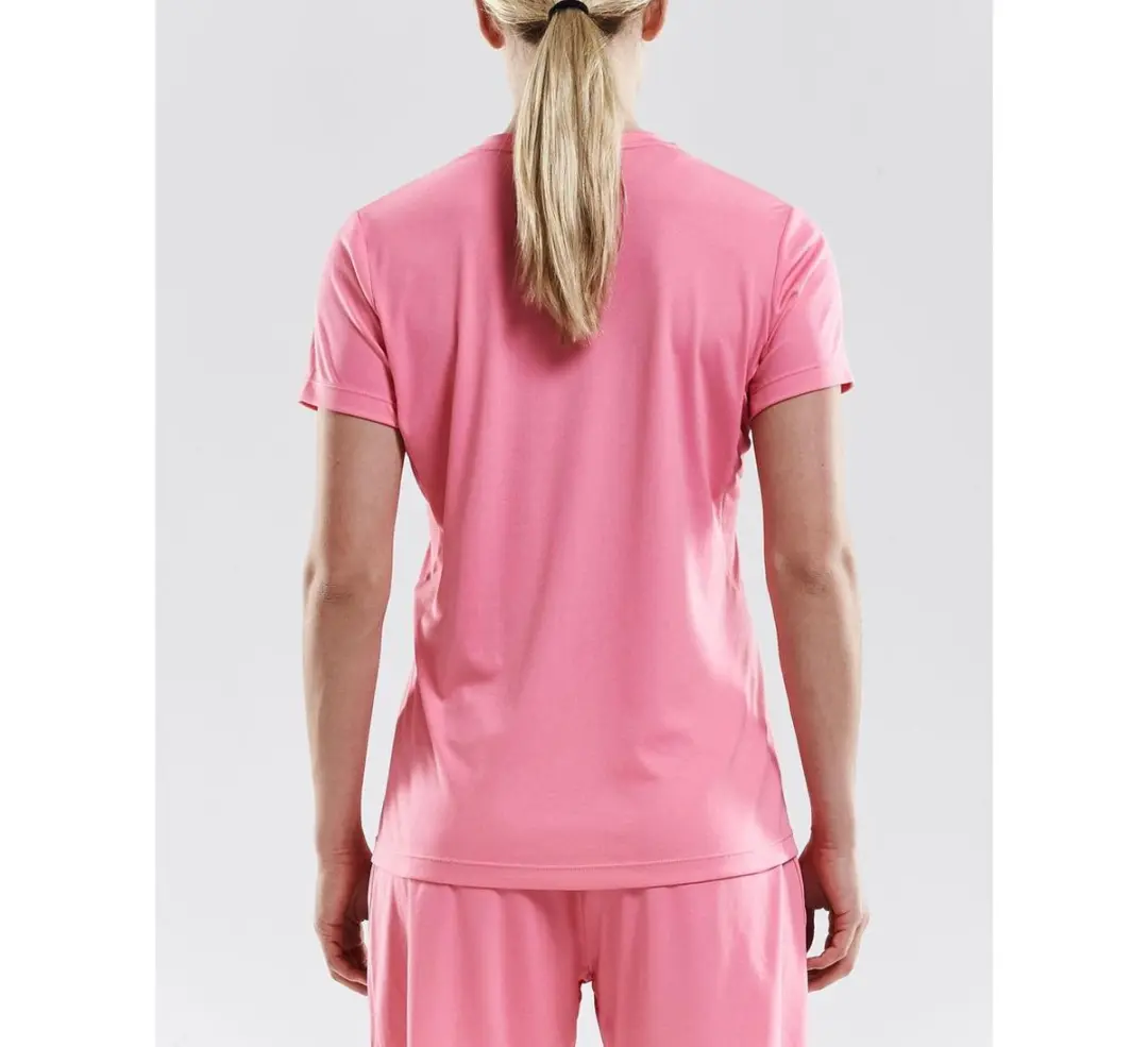 Craft Squad Jersey Solid W - Maat S - Roze/Wit