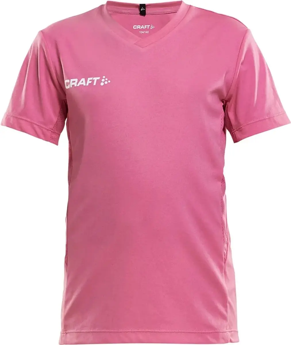 Craft Squad Jersey Solid W - Maat S - Roze/Wit - afbeelding 6 van 6