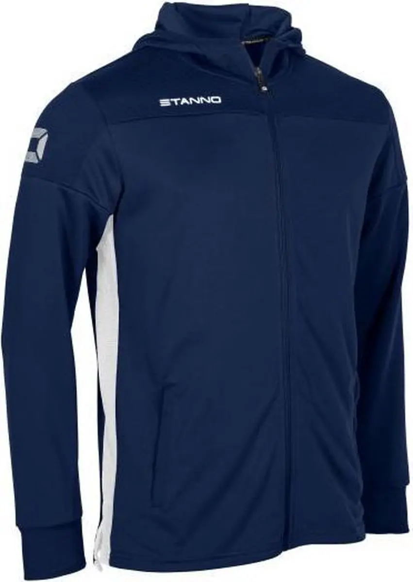 Stanno Pride Full Zip Hooded 128 - Navy/Wit - afbeelding 6 van 6