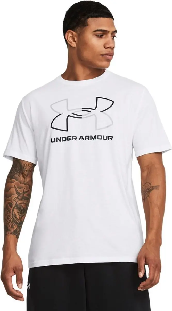 Under Armour UA GL Foundation Update Heren Sportshirt - Wit/Grijs/Zwart