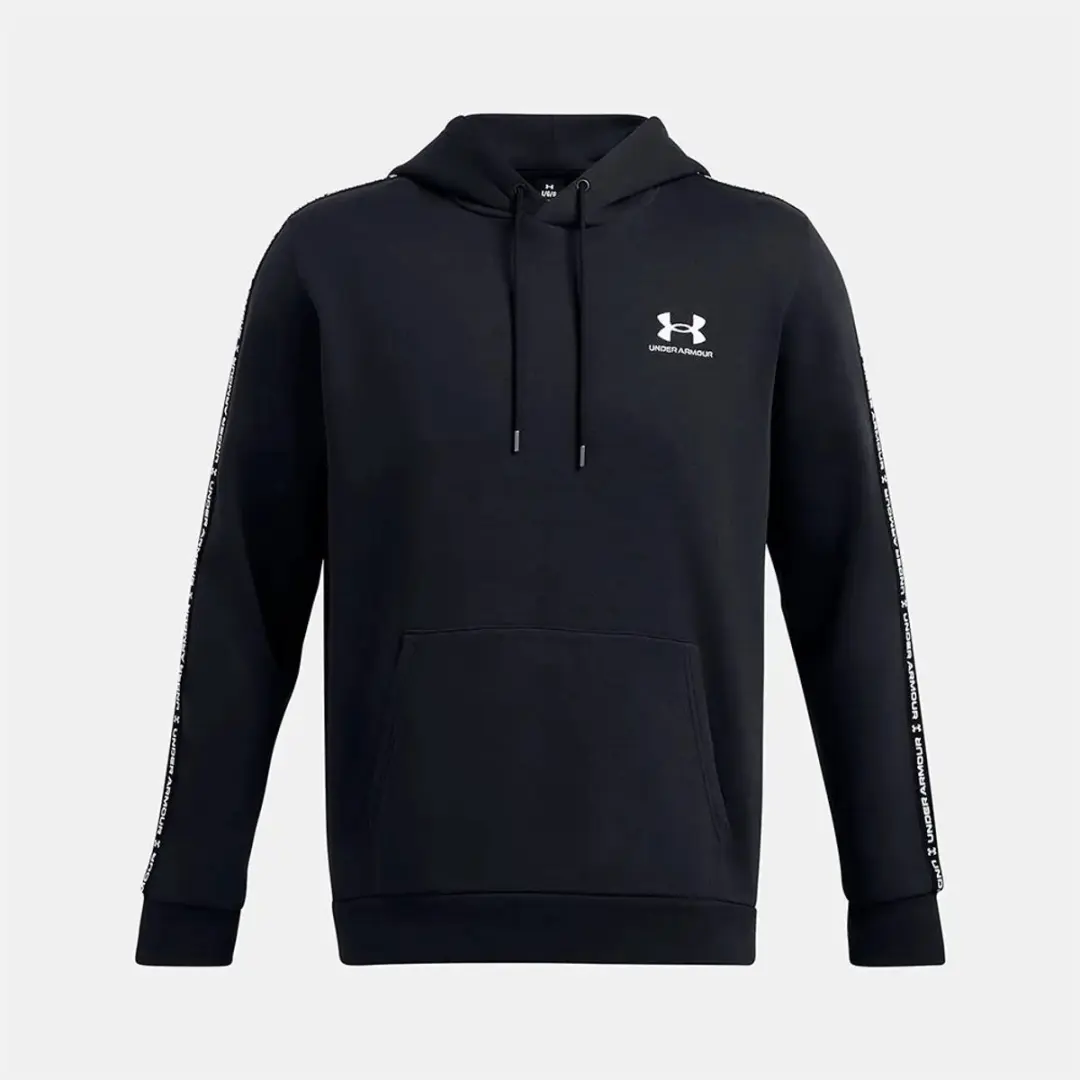 Under Armour Icon Fleece Taping Hoodie - Zwart L