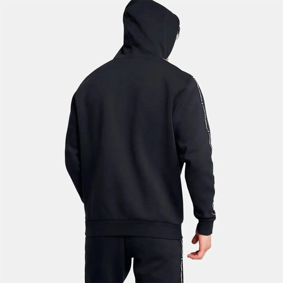 Under Armour Icon Fleece Taping Hoodie - Zwart L