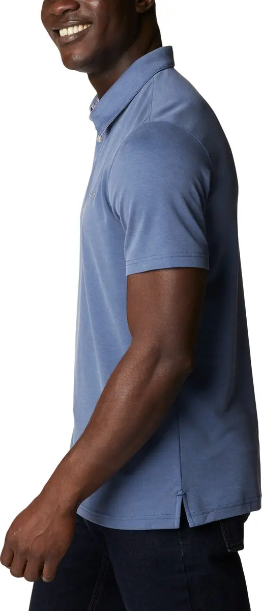Columbia Nelson Point Polo Heren - Blauw S