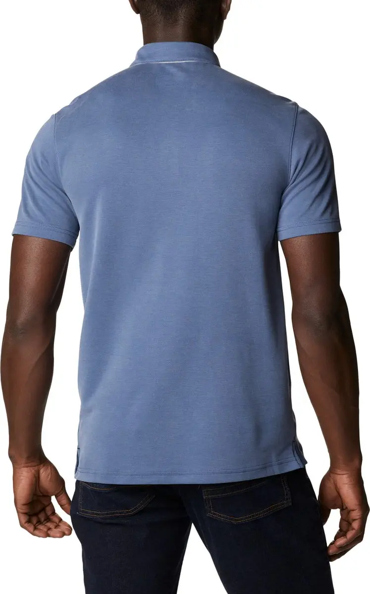 Columbia Nelson Point Polo Heren - Blauw S