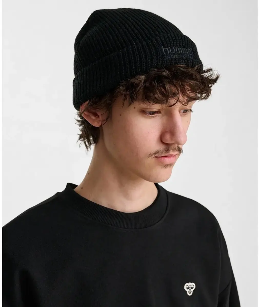 Hummel Half Rib Beanie - One Size - Zwart