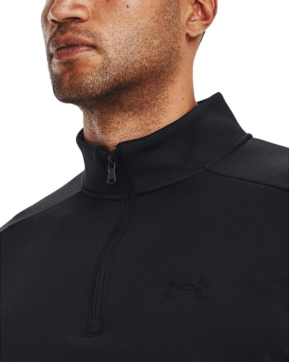 Under Armour Armour Fleece 1/4 Zip - XXL - Zwart - afbeelding 6 van 6