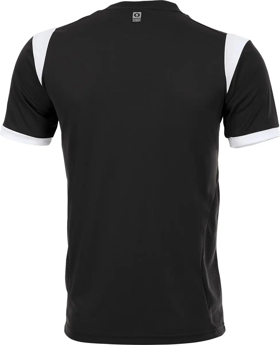 Hummel Club S/S Sportshirt Kids 128 - Zwart - afbeelding 6 van 6